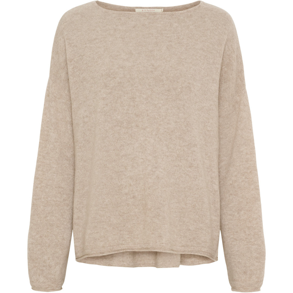 BTFCPH Eksklusiv oversized pullover i 100% cashmere Pullovers Nougat Melange