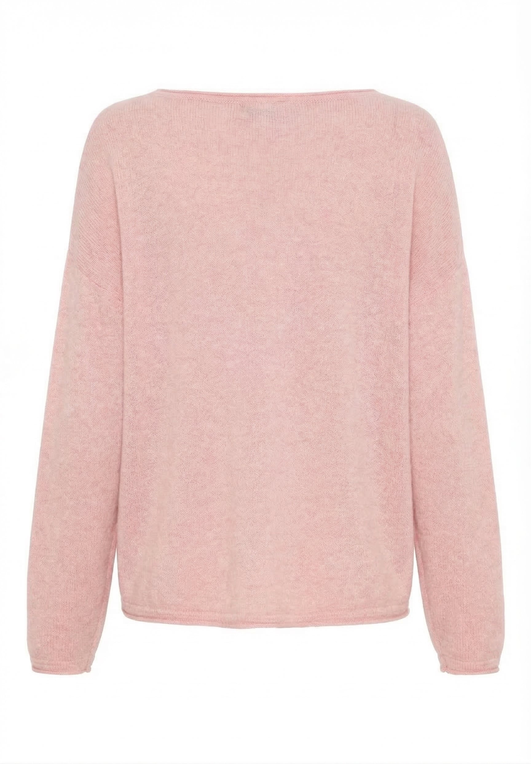 BTFCPH Eksklusiv oversized pullover i 100% cashmere Pullovers Quartz Pink Melange