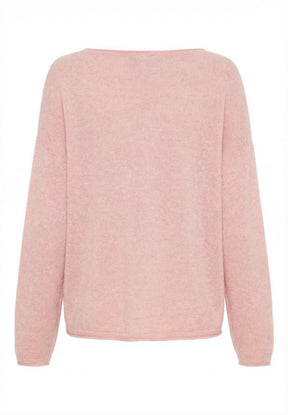 BTFCPH Eksklusiv oversized pullover i 100% cashmere Pullovers Quartz Pink Melange