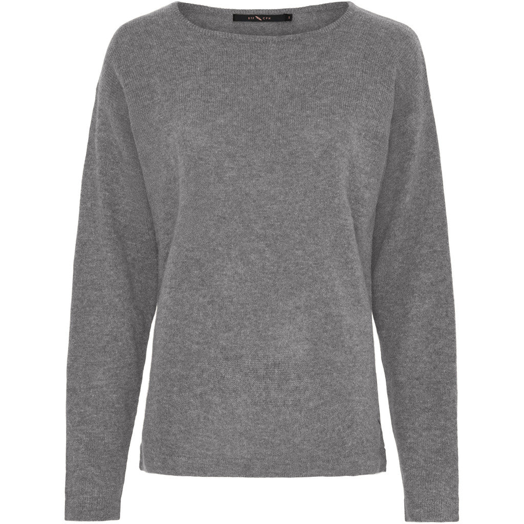 BTFCPH Eksklusiv pullover i 100% cashmere Knit Grå