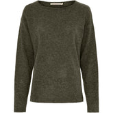 BTFCPH Eksklusiv pullover i 100% cashmere Pullovers Army Green Melange