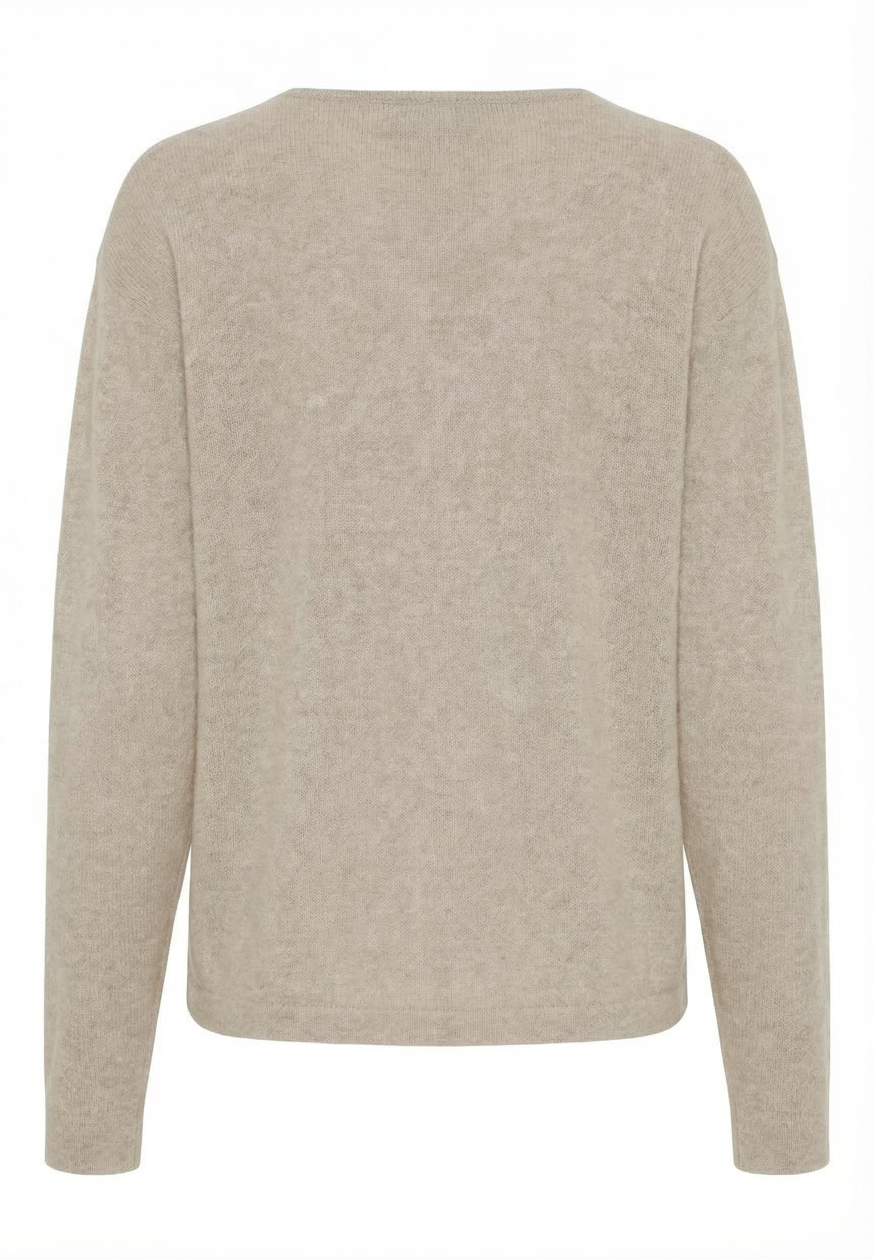 BTFCPH Eksklusiv pullover i 100% cashmere Pullovers Beige Melange