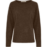 BTFCPH Eksklusiv pullover i 100% cashmere Pullovers Dark Brown Melange
