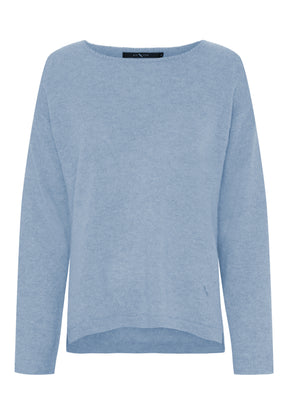 BTFCPH Eksklusiv pullover i 100% cashmere Pullovers Light Blue Melange