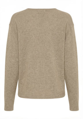 BTFCPH Eksklusiv pullover i 100% cashmere Pullovers Natural Brown