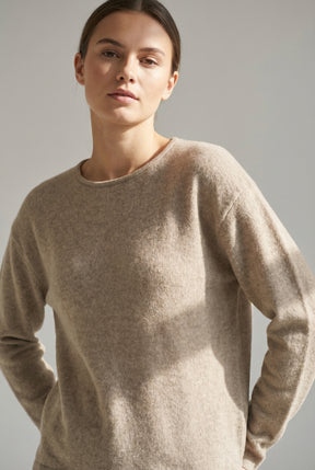 BTFCPH Eksklusiv pullover i 100% cashmere Pullovers Natural Brown