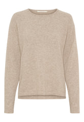 BTFCPH Eksklusiv pullover i 100% cashmere Pullovers Nougat Melange