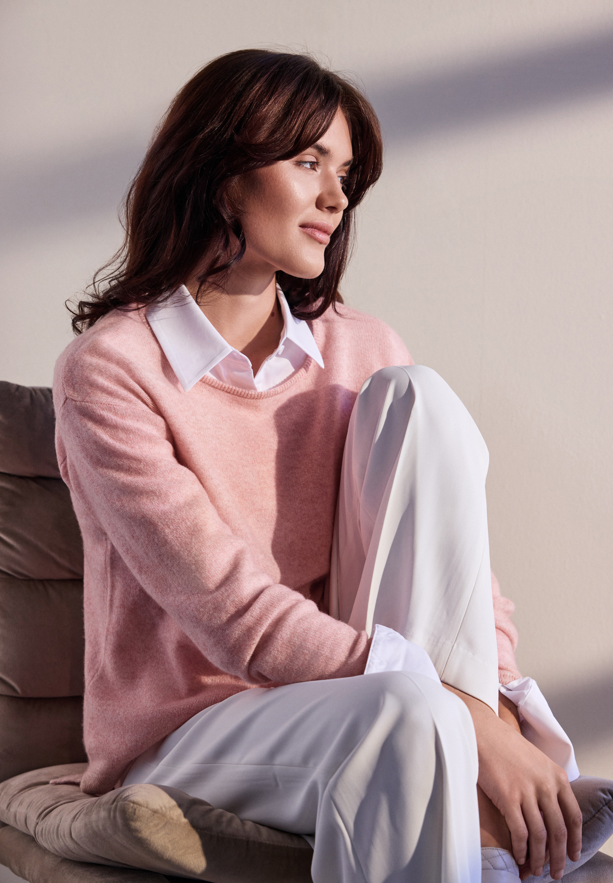BTFCPH Eksklusiv pullover i 100% cashmere Pullovers Quartz Pink Melange