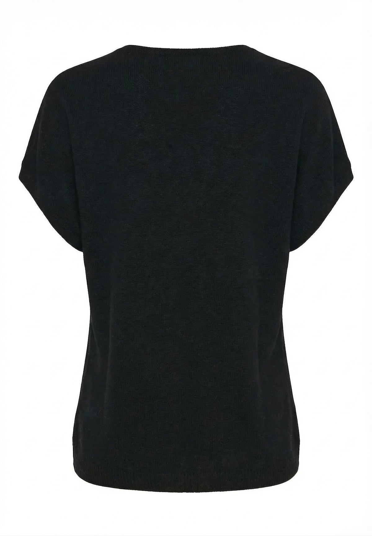 BTFCPH Eksklusiv pullover i 100% cashmere med korte ærmer Pullovers Sort