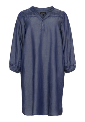 NO. 1 BY OX Elegant kjole Kjoler Blå