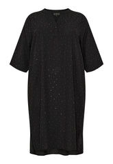 NO. 1 BY OX Elegant kjole med glitrende detaljer Kjoler Black w Silver stones