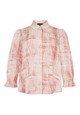 NO. 1 BY OX Elegant skjorte med 3/4 ærmer Skjorter Light pink earth print