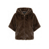 NO. 1 BY OX Fake fur Jacket Jakker Brun
