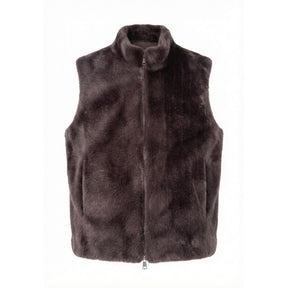 NO. 1 BY OX Fake fur Vest Veste Brun