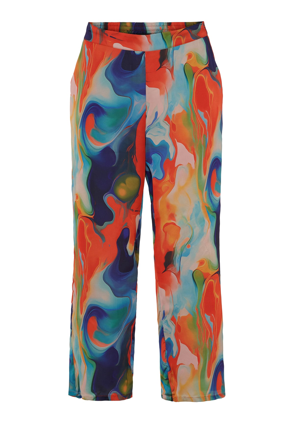 NO. 1 BY OX Farverig bukser Bukser Multi Coloured Graphic print