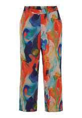 NO. 1 BY OX Farverig bukser Bukser Multi Coloured Graphic print