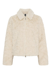 NOTYZ Faux fur jakke Jakker Beige