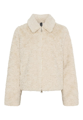 NOTYZ Faux fur jakke Jakker Beige