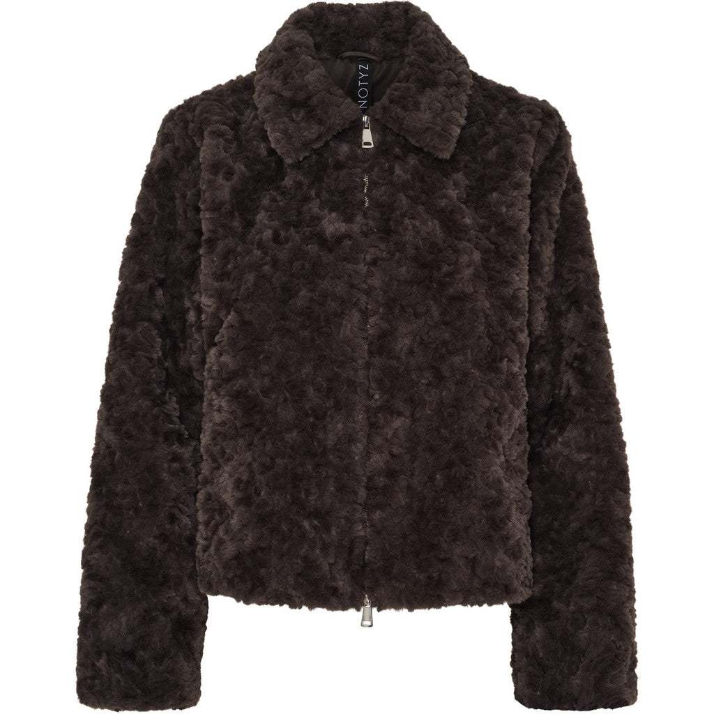 NOTYZ Faux fur jakke Jakker Brun