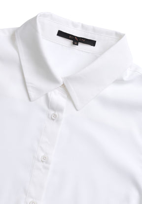 BTFCPH Figursyet bambusskjorte Skjorter Hvid