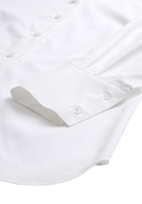 BTFCPH Figursyet bambusskjorte Skjorter Hvid