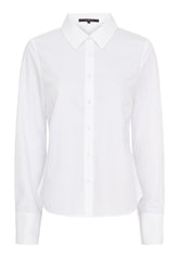 BTFCPH Figursyet bambusskjorte Skjorter Hvid