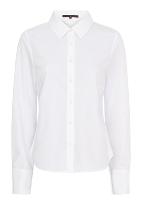 BTFCPH Figursyet bambusskjorte Skjorter Hvid