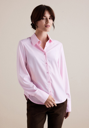 BTFCPH Figursyet bambusskjorte Skjorter Light Pink