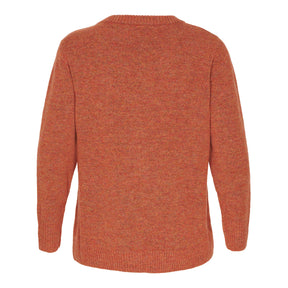 NO. 1 BY OX Finstrikket sweater Sweaters Brun