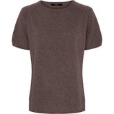 BTFCPH Finstrikket t-shirt i cashmere blanding Knit Brun