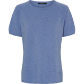 BTFCPH Finstrikket t-shirt i cashmere blanding Knit Denim melange