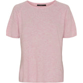 BTFCPH Finstrikket t-shirt i cashmere blanding Knit Rosa