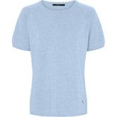 BTFCPH Finstrikket t-shirt i cashmere blanding Pullovers Blå
