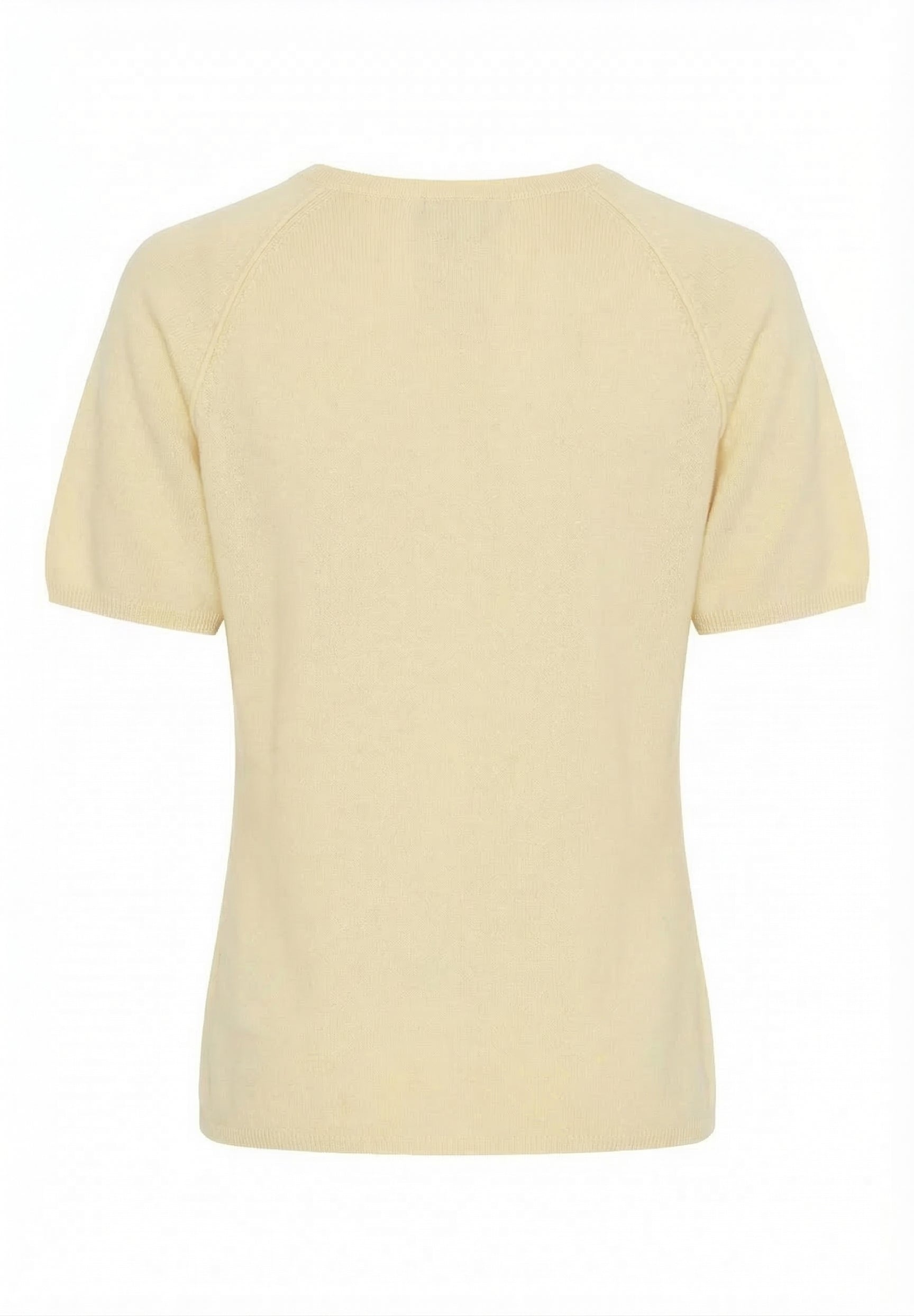 BTFCPH Finstrikket t-shirt i cashmere blanding Pullovers French Vanilla