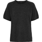 BTFCPH Finstrikket t-shirt i cashmere blanding Pullovers Grå