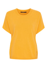 BTFCPH Finstrikket t-shirt i cashmere blanding Pullovers Gul