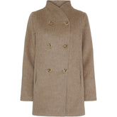 BTFCPH Frakke i en blanding af cashmere, silke og uld Frakker Dark Oatmeal Melange