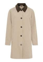 NOTYZ Frakke med fløjlskrave Frakker Beige