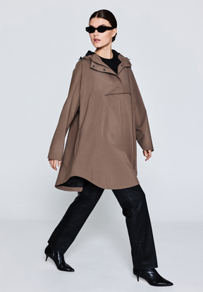 NOTYZ Funktionel Poncho Poncho Walnut