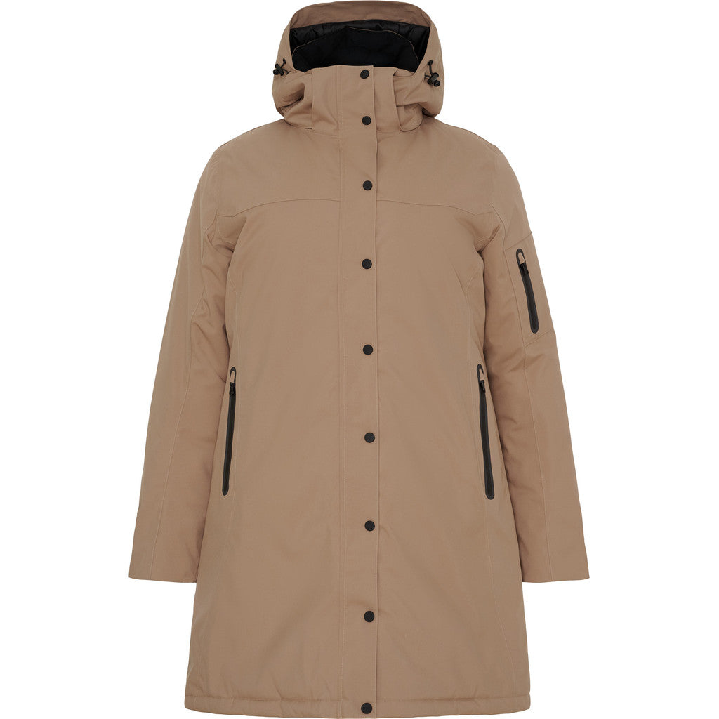 NO. 1 BY OX Funktionel vinterjakke Frakker Wood Smoke Taupe