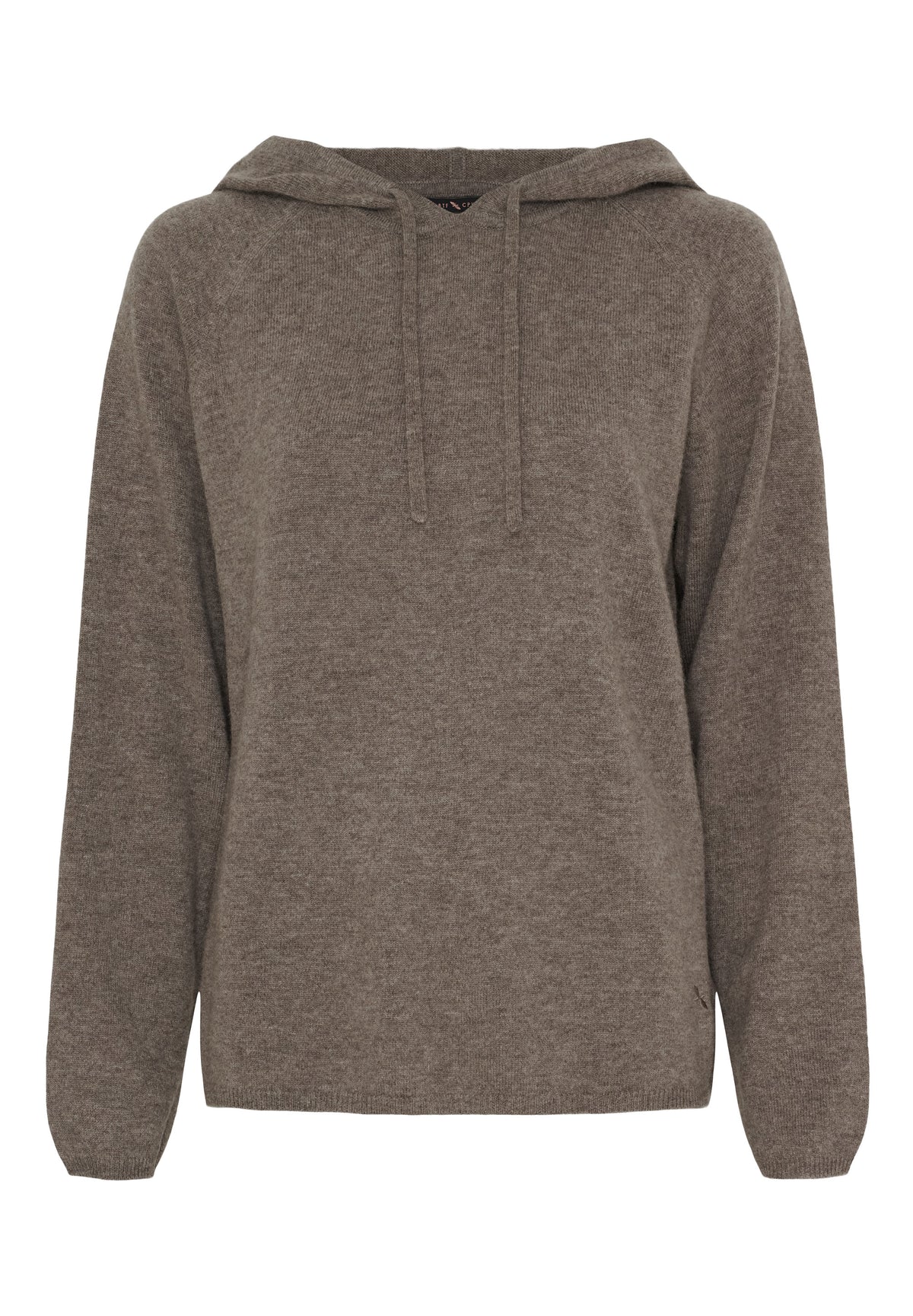 BTFCPH Hoodie i cashmere Knit Ash Brown Melange