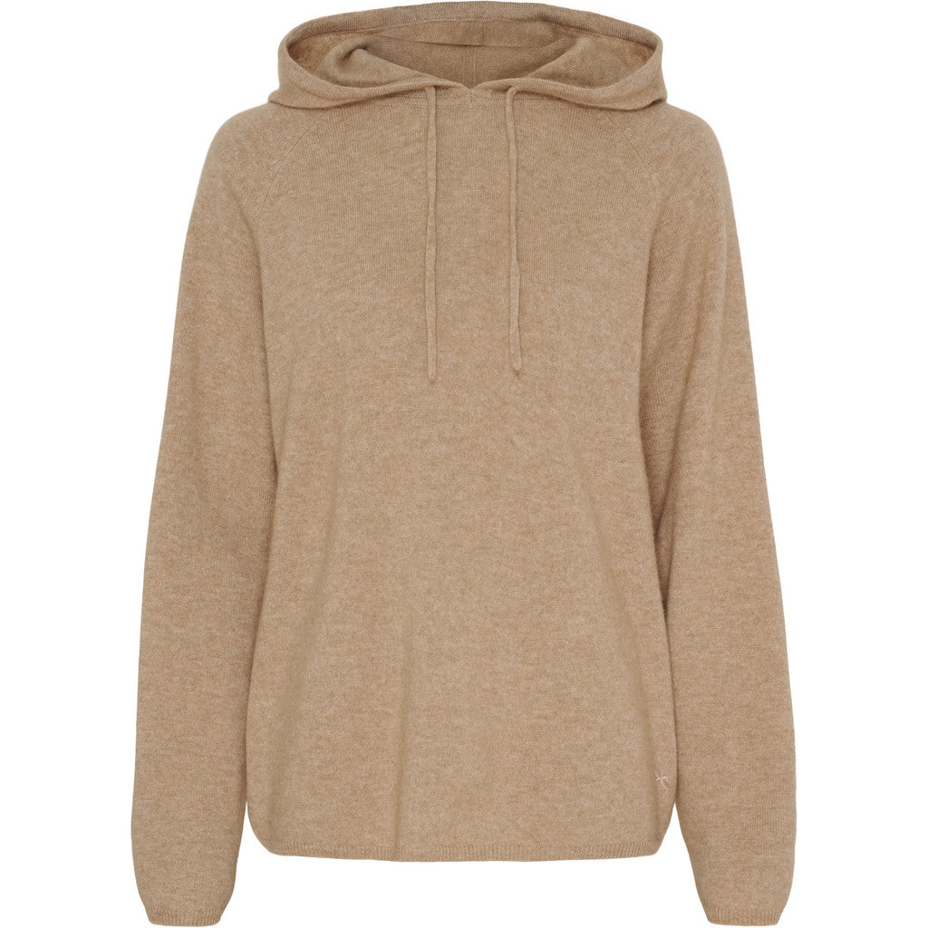 BTFCPH Hoodie i cashmere blanding Pullovers Light Camel Melange