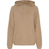 BTFCPH Hoodie i cashmere blanding Pullovers Light Camel Melange