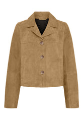 BTFCPH Jakke i ruskind med knapper Jakker Beige
