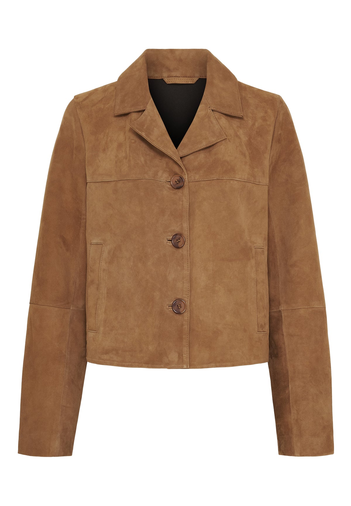 BTFCPH Jakke i ruskind med knapper Jakker Caramel