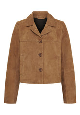 BTFCPH Jakke i ruskind med knapper Jakker Caramel