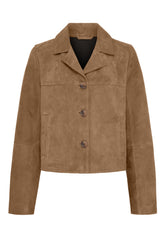 BTFCPH Jakke i ruskind med knapper Jakker Nude Brown