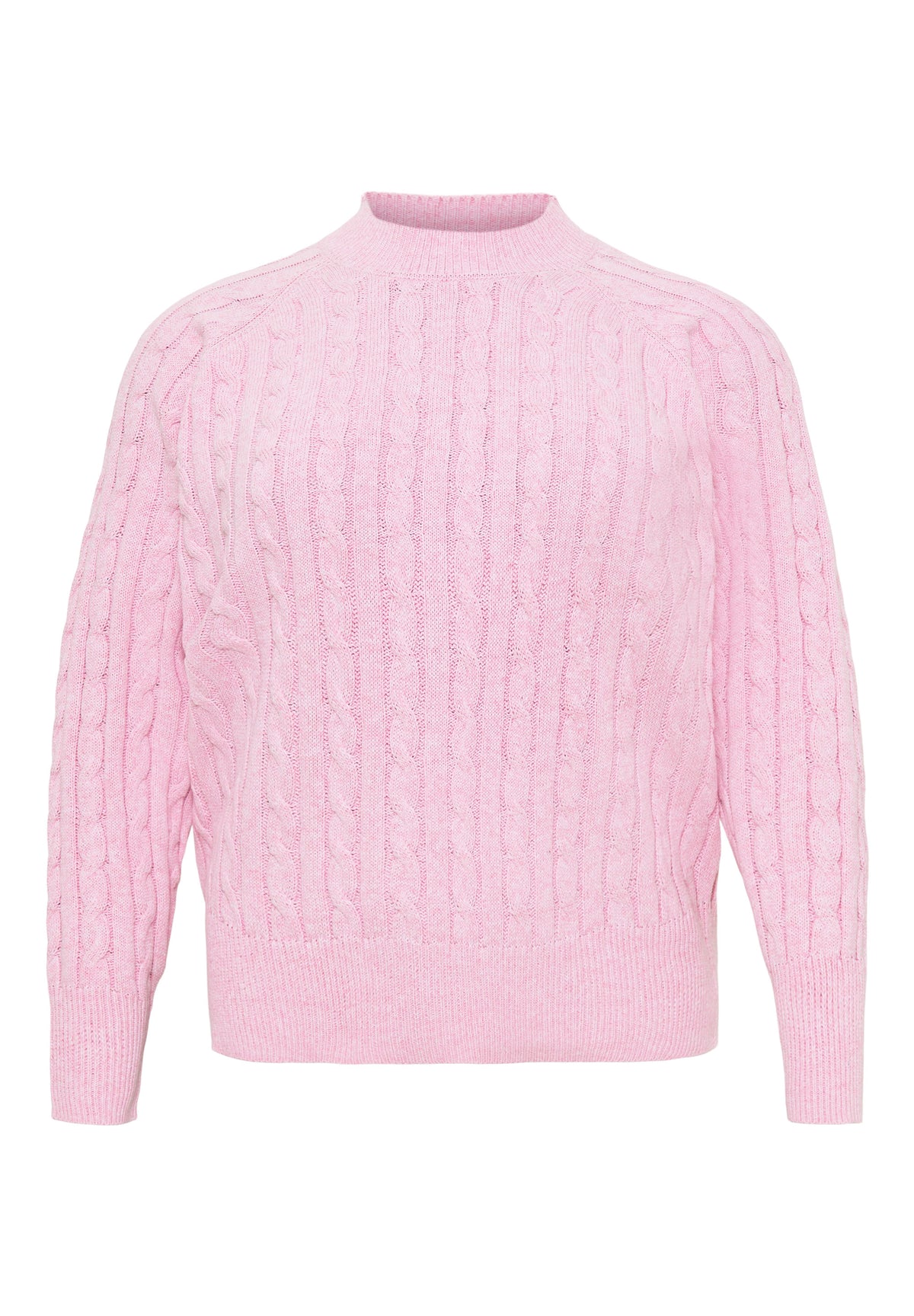 NO. 1 BY OX Kabelstrikket trøje Sweaters Rosa