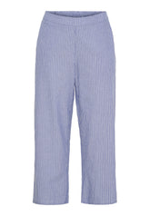 NO. 1 BY OX Klassisk bukser med vidde Bukser Denim blue pinstripes