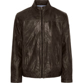 NOTYZ HIM Klassisk læderjakke (Str. 48-60) Jakker New Almond Brown w. Gunmeatal acc.